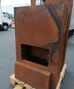 BBQ's And More NZ Corten Steel Outdoor Fireplace Clearance