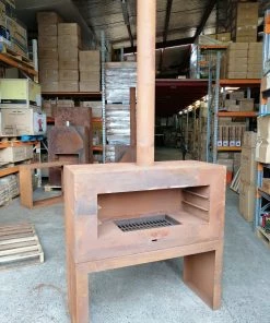 BBQ's And More NZ Corten Steel Outdoor Fireplace Clearance