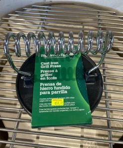 Big Green EGG Heavy Duty Cast Iron Burger Press - 127648