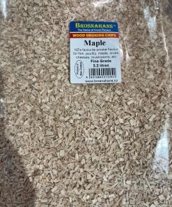 Brosnahans Maple Fine Grade 3.2L BBQ Wood Chips, Chunks, Charcoal & Pellets