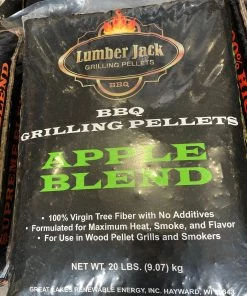 Lumberjack Grilling Pellets Lumberjack 100% Apple Blend Pellets 20lb Bag BBQ Wood Chips, Chunks, Charcoal & Pellets