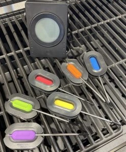 BBQ's And More NZ Que Wireless / Bluetooth Thermometer C/w 6 Probes