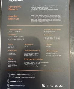 BBQ's And More NZ Que Through Hood Thermometer C/w 2 Probes