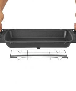 All Accessories And Tools Ziegler & Brown Cast Iron Triple Grill Baking Dish W/Rack