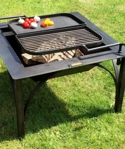 UK Firepits Box D 80 X 80 Firepit All Outdoor Heating