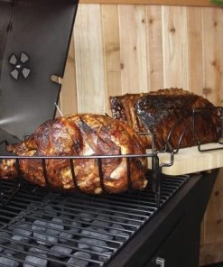 Charcoal Companion Non-Stick Reversible Rib / Roast Rack All Accessories And Tools
