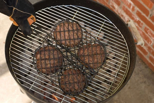 Charcoal Companion Hamburger Grilling Basket 1 Charcoal Companion Hamburger Grilling Basket