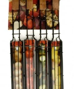 Charcoal Companion Non-Stick Single Kabob Baskets Set Of 4 All Accessories And Tools