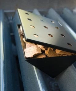 All Accessories And Tools Charcoal Companion Non-Stick Gas Grill V Smoker Box Short