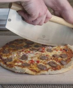 Pizzacraft Wood Handled Rocking Pizza Cutter