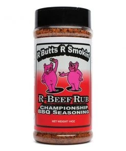 R Butts R Smokin' R Beef BBQ Rub 14oz All BBQ Rub Club