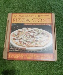 Pizzacraft Round Glazed Pizza Stone 14 Inches