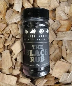 The Four Saucemen All BBQ Rub Club Four Saucemen "The Black Rub" 275ml Shaker