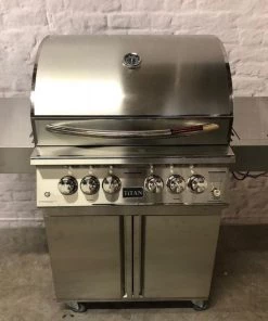 TITAN 4 800i 304 S/S BBQ WITH SIDE AND REAR BURNERS All BBQ Grills & Smokers