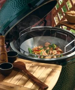 All Big Green Egg Big Green EGG Carbon Steel Wok C/w Bamboo Spatula - 120779